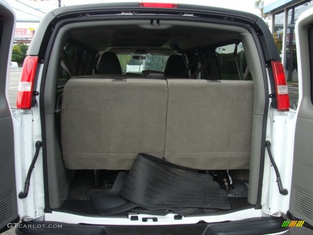 2011 Express LT 3500 Extended Passenger Van - Summit White / Medium Pewter photo #13