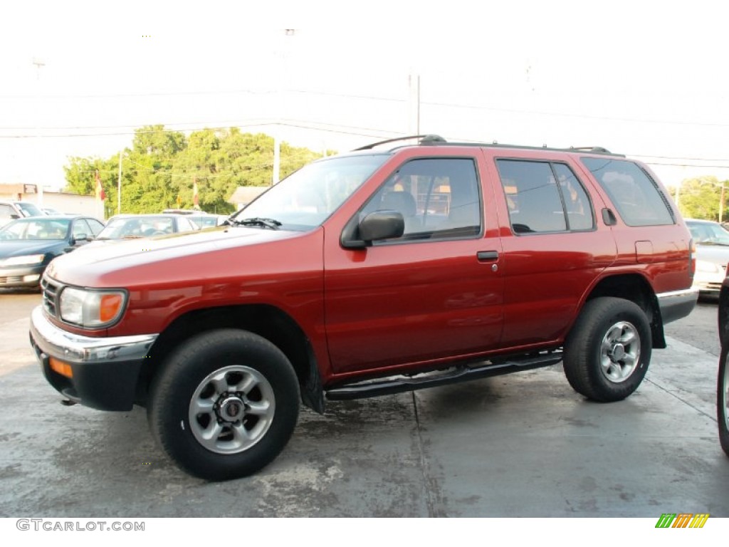 1998 Pathfinder LE - Red Pearl Metallic / Blond photo #1