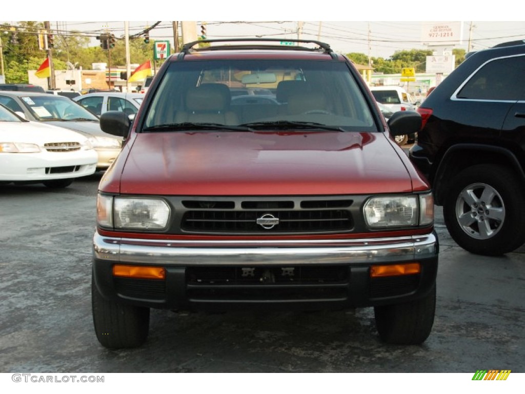 1998 Pathfinder LE - Red Pearl Metallic / Blond photo #8