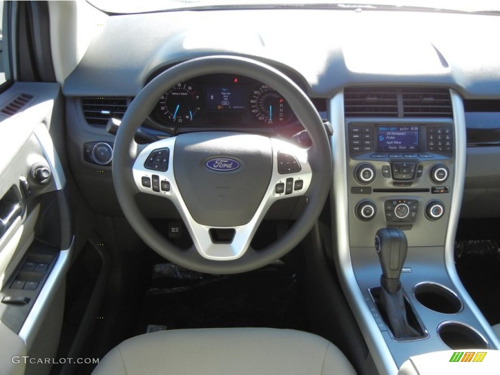 2012 Ford Edge SE Medium Light Stone Dashboard Photo #55501094