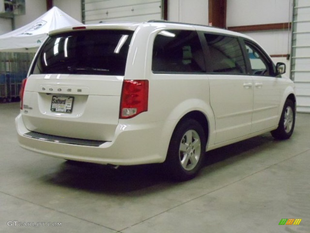 2012 Grand Caravan SXT - Stone White / Black/Light Graystone photo #5