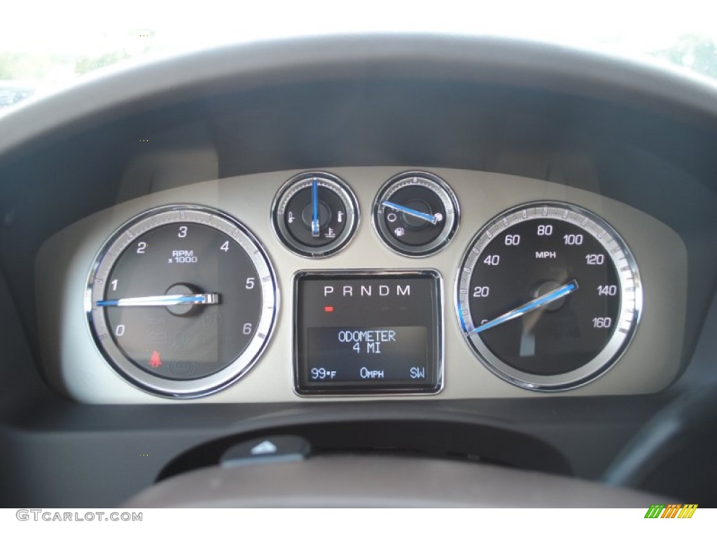 2012 Cadillac Escalade ESV Luxury Gauges Photo #55502180