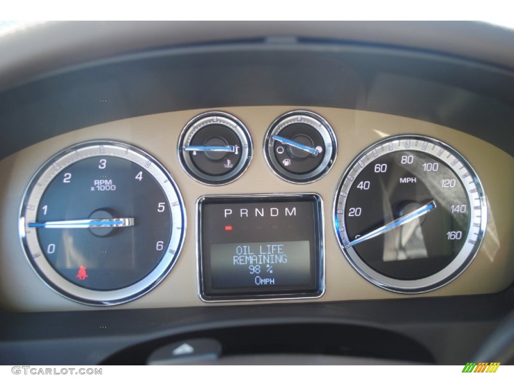 2012 Cadillac Escalade ESV Platinum Gauges Photo #55502555