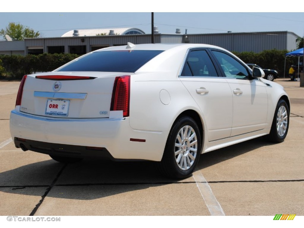 White Diamond Tricoat 2012 Cadillac CTS 3.0 Sedan Exterior Photo #55502966