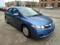 Atomic Blue Metallic - Civic Hybrid Sedan Photo No. 6