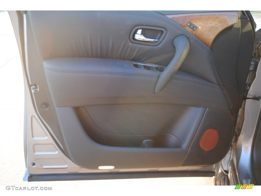 2012 Infiniti QX 56 Graphite Door Panel Photo #55503890