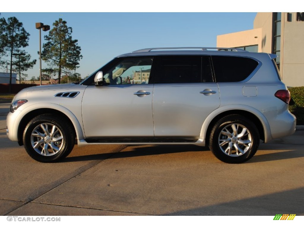 Liquid Platinum 2012 Infiniti QX 56 Exterior Photo #55504070