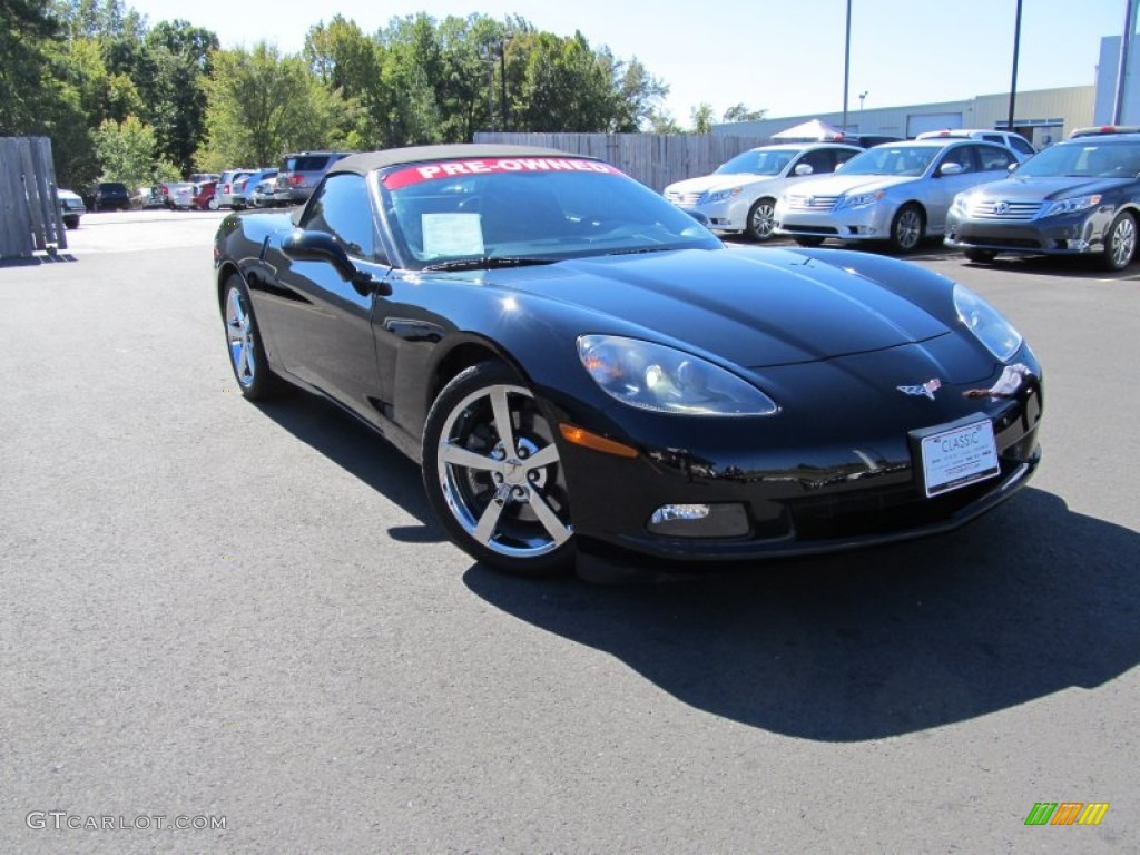 Black 2009 Chevrolet Corvette Convertible Exterior Photo #55504208