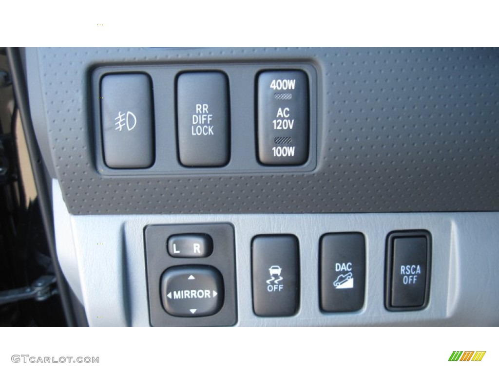 2012 Toyota Tacoma V6 TRD Double Cab 4x4 Controls Photo #55504510