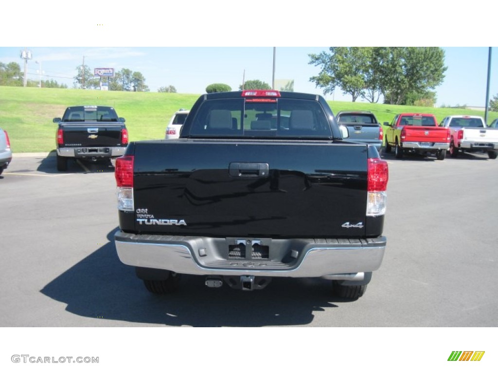 2012 Tundra Double Cab 4x4 - Black / Graphite photo #4