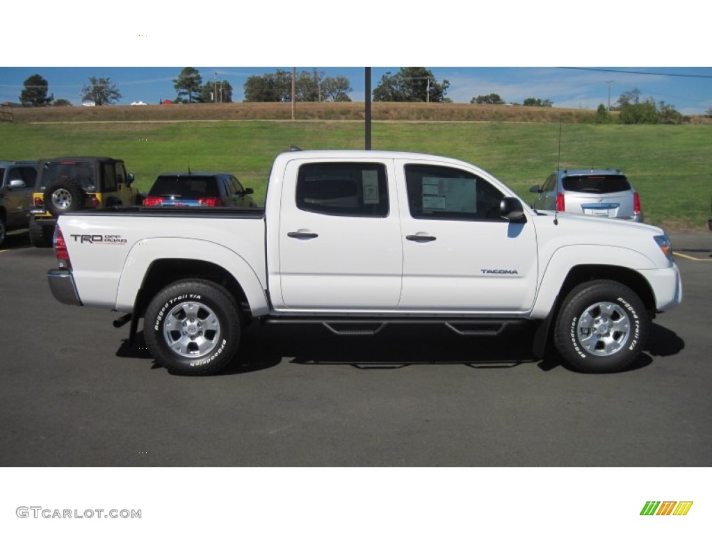 Super White 2012 Toyota Tacoma V6 TRD Double Cab 4x4 Exterior Photo #55504771