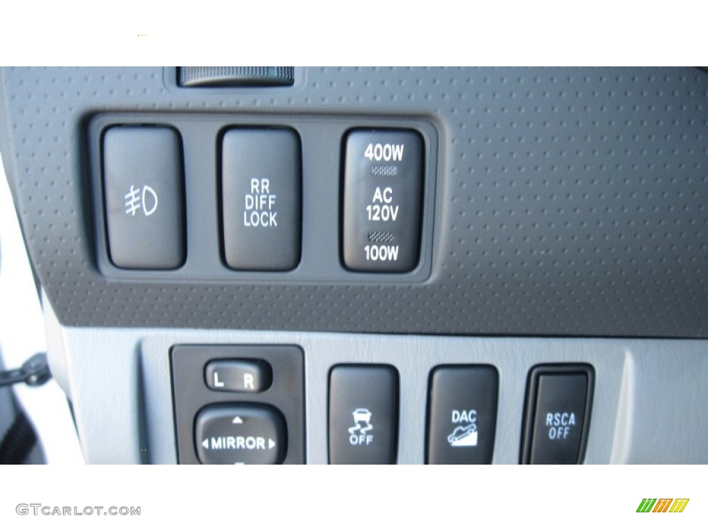 2012 Toyota Tacoma V6 TRD Double Cab 4x4 Controls Photo #55504919
