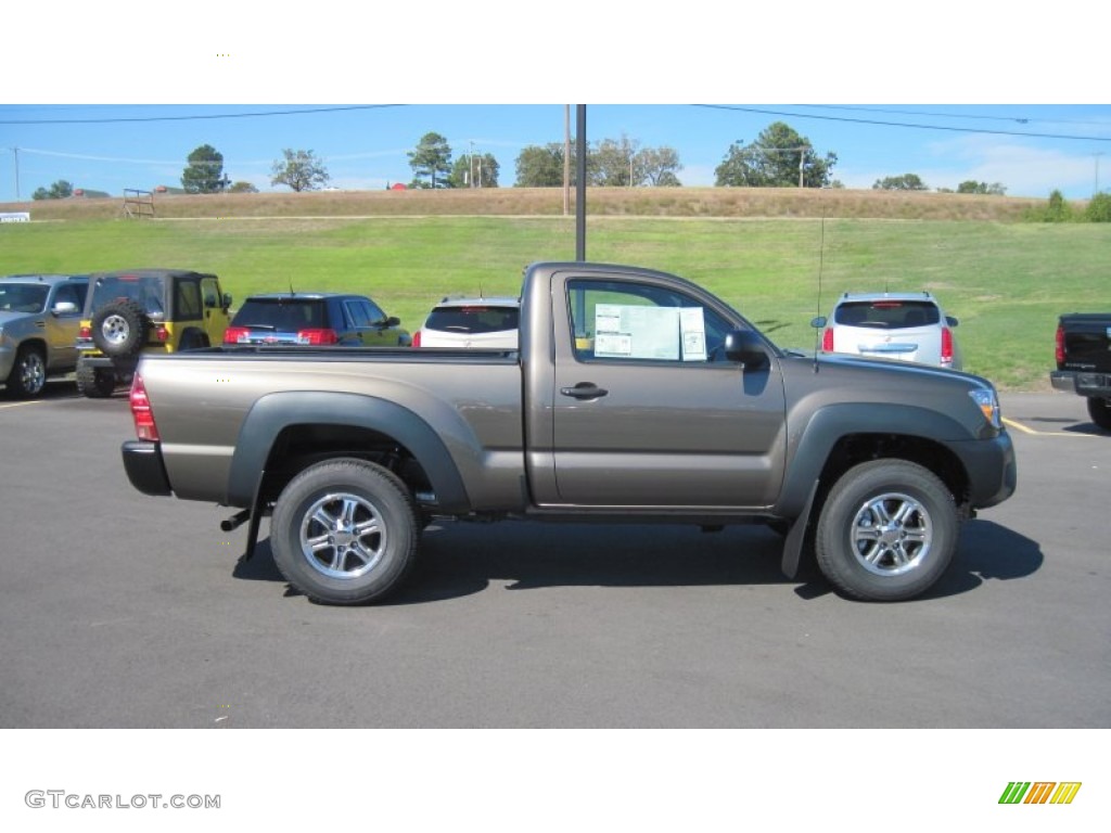 2012 Tacoma Regular Cab 4x4 - Pyrite Mica / Graphite photo #6