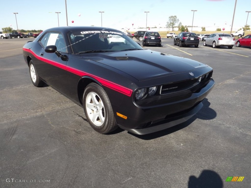 Brilliant Black Crystal Pearl 2010 Dodge Challenger SE Exterior Photo #55505312
