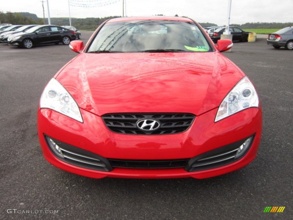 Tsukuba Red 2011 Hyundai Genesis Coupe 3.8 Grand Touring Exterior Photo #55505474