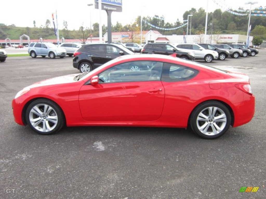 Tsukuba Red 2011 Hyundai Genesis Coupe 3.8 Grand Touring Exterior Photo #55505495