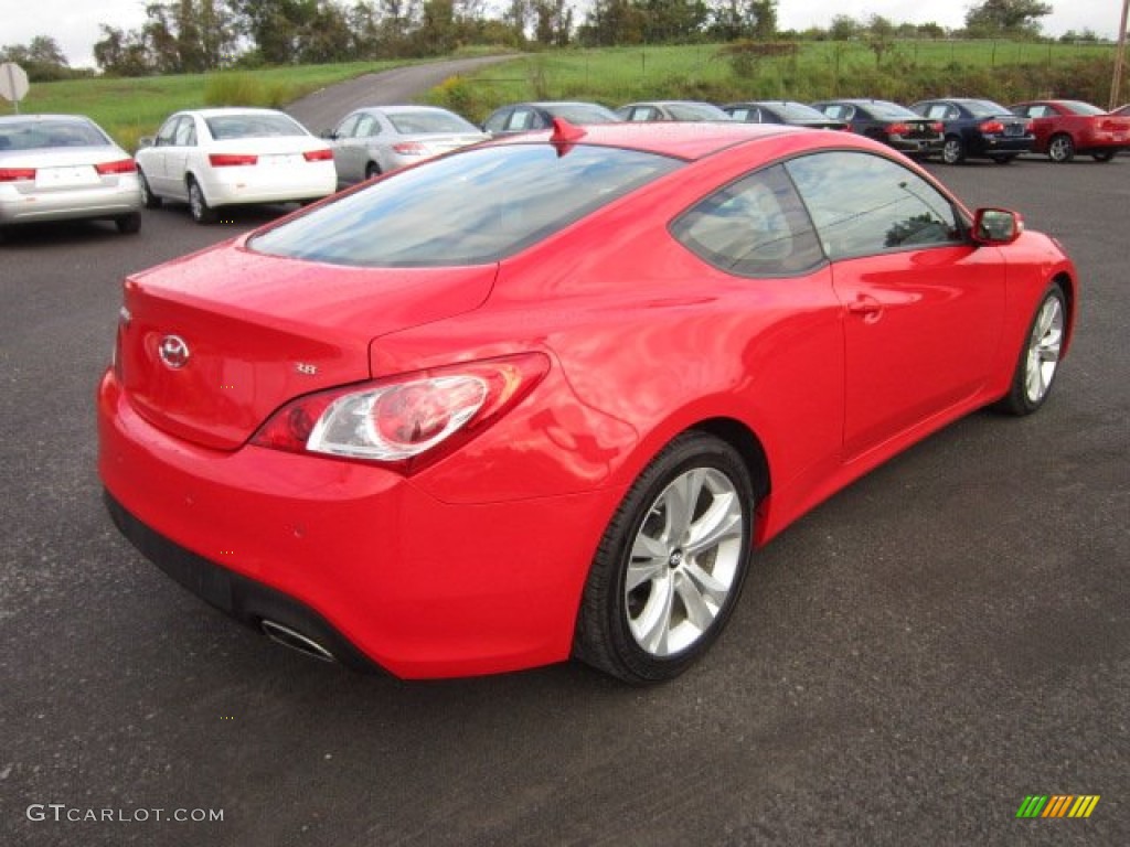 Tsukuba Red 2011 Hyundai Genesis Coupe 3.8 Grand Touring Exterior Photo #55505522