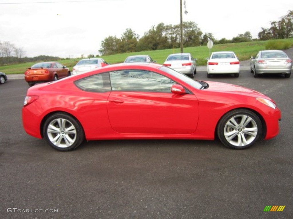 Tsukuba Red 2011 Hyundai Genesis Coupe 3.8 Grand Touring Exterior Photo #55505534