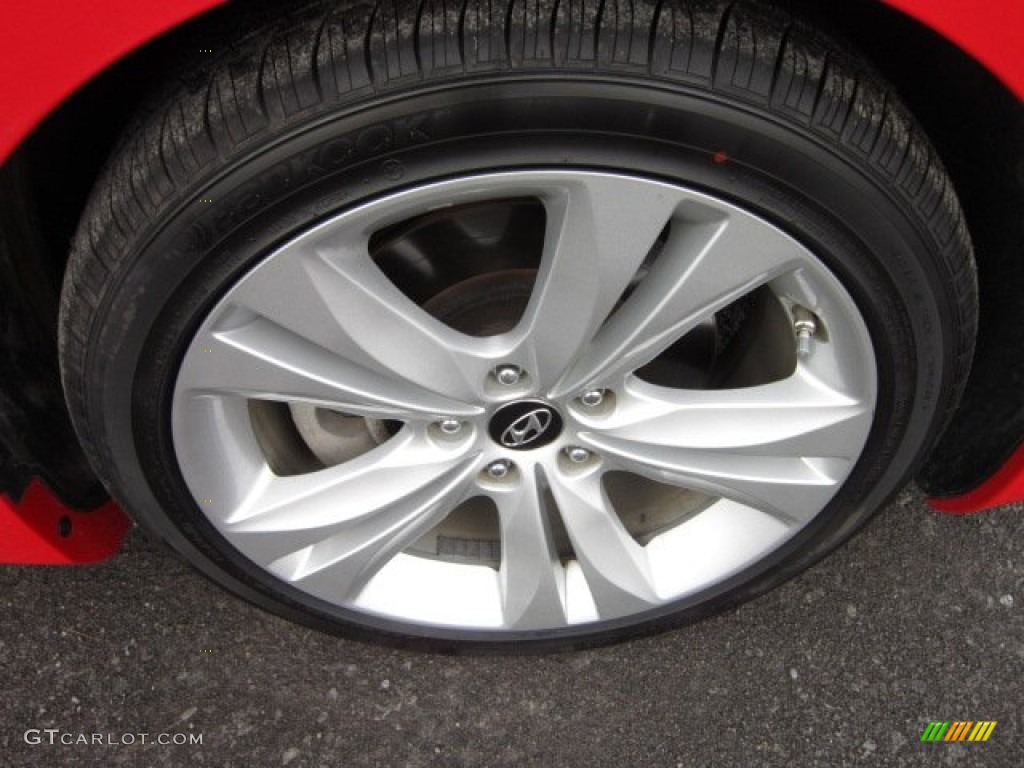 2011 Hyundai Genesis Coupe 3.8 Grand Touring Wheel Photo #55505543