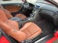 Brown Leather Interior Photo for 2011 Hyundai Genesis Coupe #55505552
