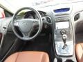 Brown Leather Dashboard Photo for 2011 Hyundai Genesis Coupe #55505576