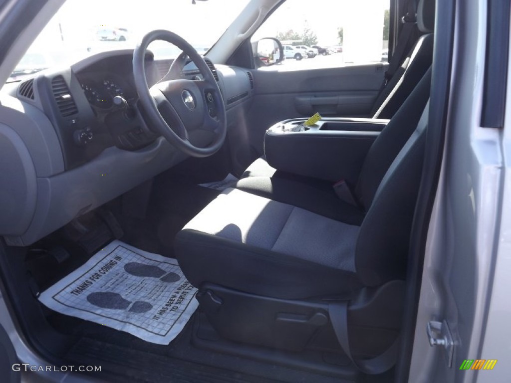 2008 Silverado 1500 Work Truck Regular Cab - Silver Birch Metallic / Dark Titanium photo #9