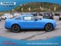 2012 Grabber Blue Ford Mustang V6 Coupe  photo #5