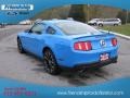 2012 Grabber Blue Ford Mustang V6 Coupe  photo #8