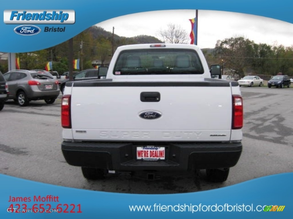 2012 F250 Super Duty XL Regular Cab 4x4 - Oxford White / Steel photo #7