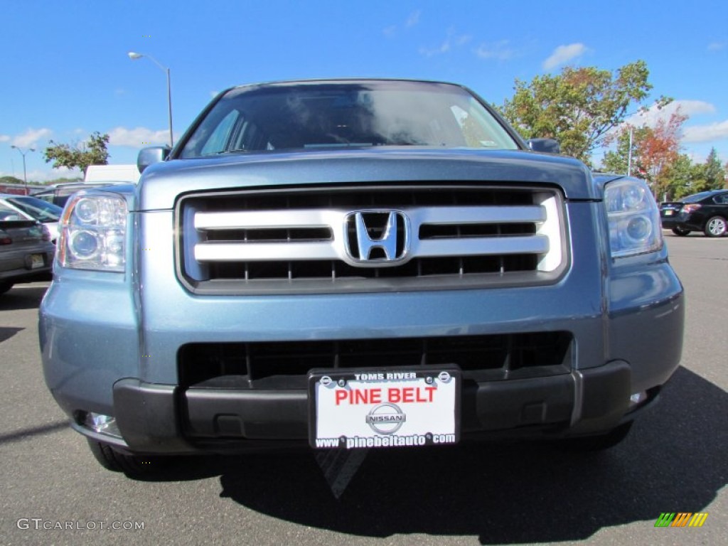 2008 Pilot Special Edition 4WD - Steel Blue Metallic / Gray photo #2