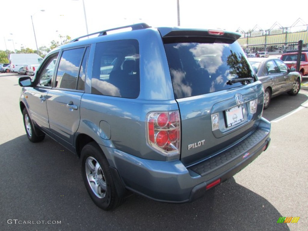 2008 Pilot Special Edition 4WD - Steel Blue Metallic / Gray photo #5