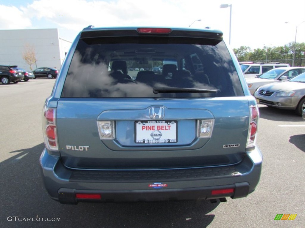 2008 Pilot Special Edition 4WD - Steel Blue Metallic / Gray photo #6