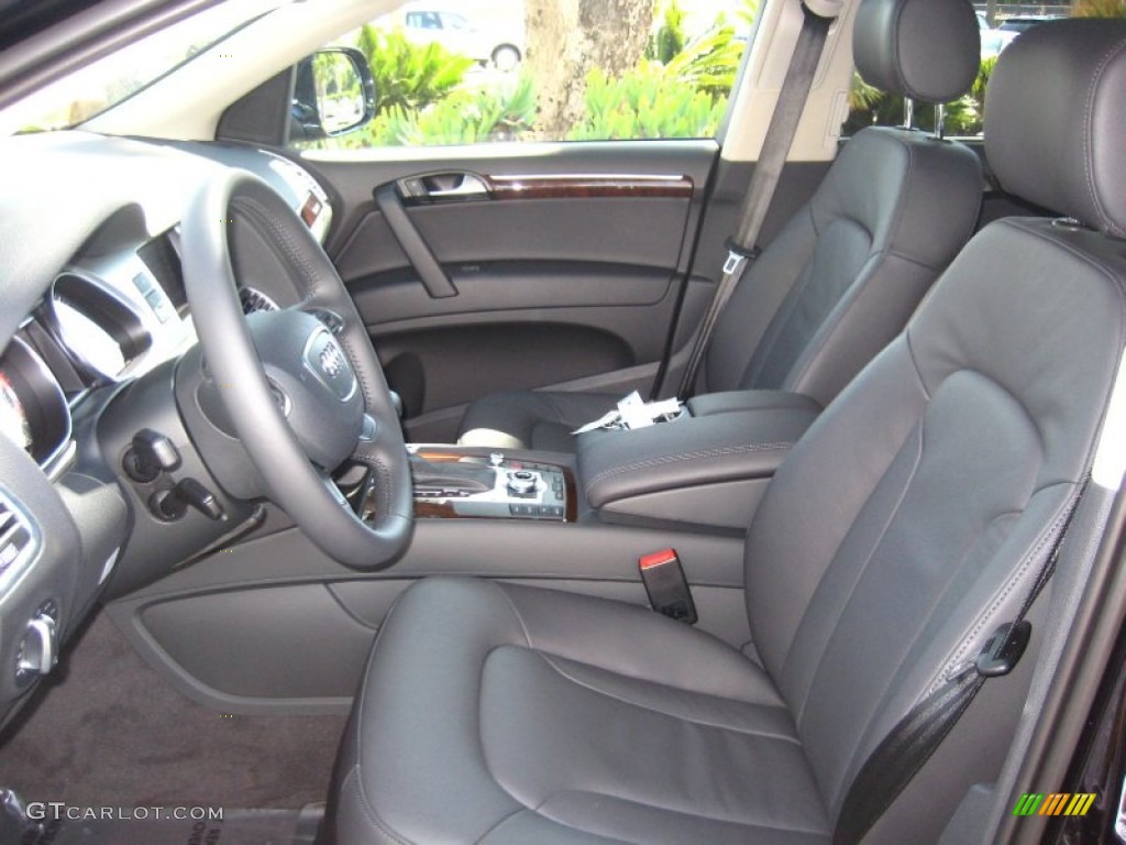 Black Interior 2012 Audi Q7 3.0 TDI quattro Photo #55507745
