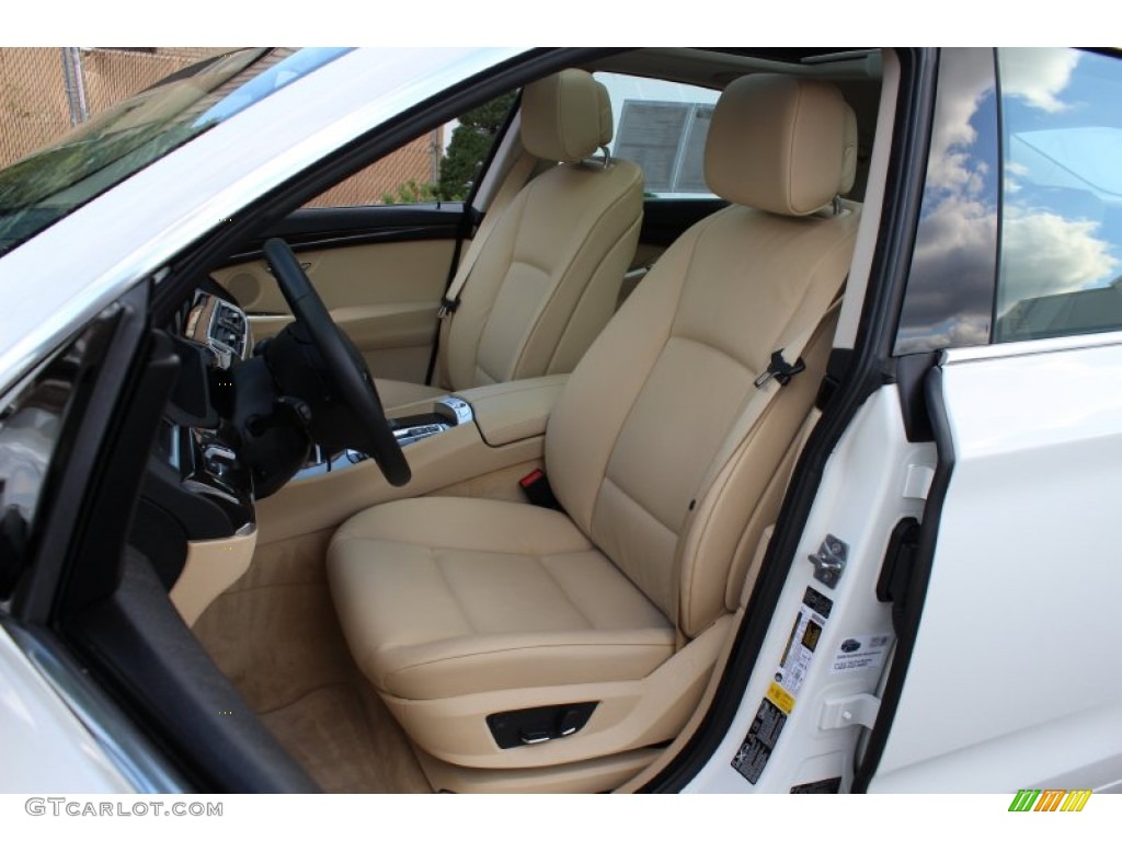 Venetian Beige Interior 2011 BMW 5 Series 550i xDrive Gran Turismo Photo #55507868