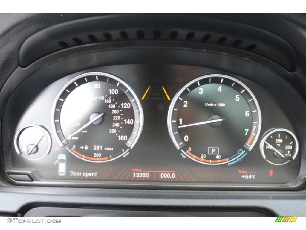 2011 BMW 5 Series 550i xDrive Gran Turismo Gauges Photo #55507910