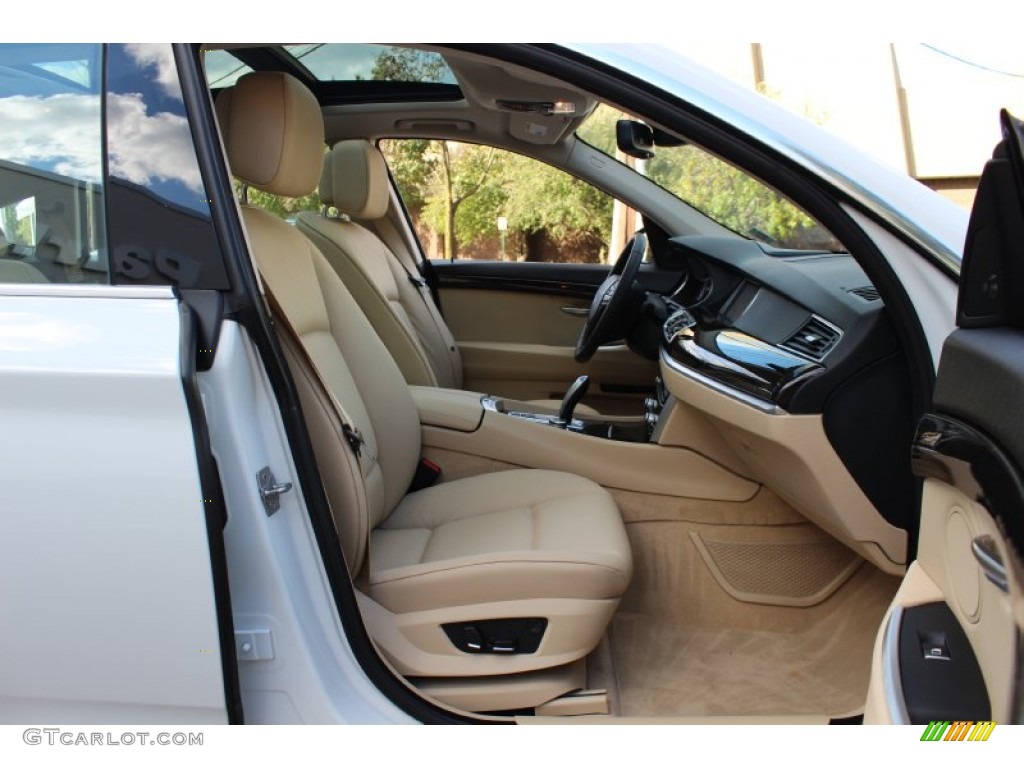 Venetian Beige Interior 2011 BMW 5 Series 550i xDrive Gran Turismo Photo #55508000