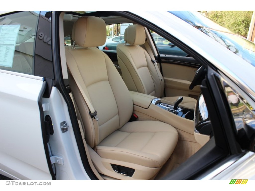 Venetian Beige Interior 2011 BMW 5 Series 550i xDrive Gran Turismo Photo #55508008