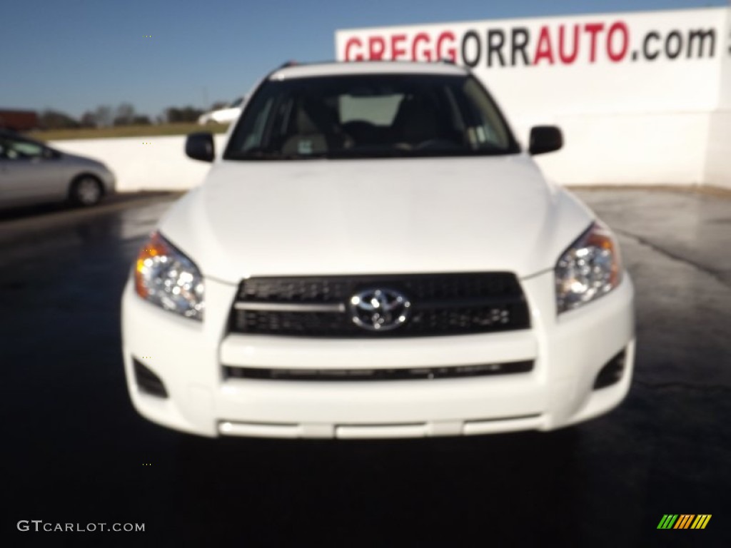 2011 RAV4 I4 - Super White / Sand Beige photo #2