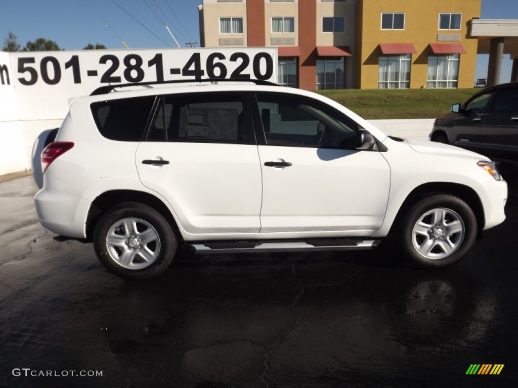 2011 RAV4 I4 - Super White / Sand Beige photo #8