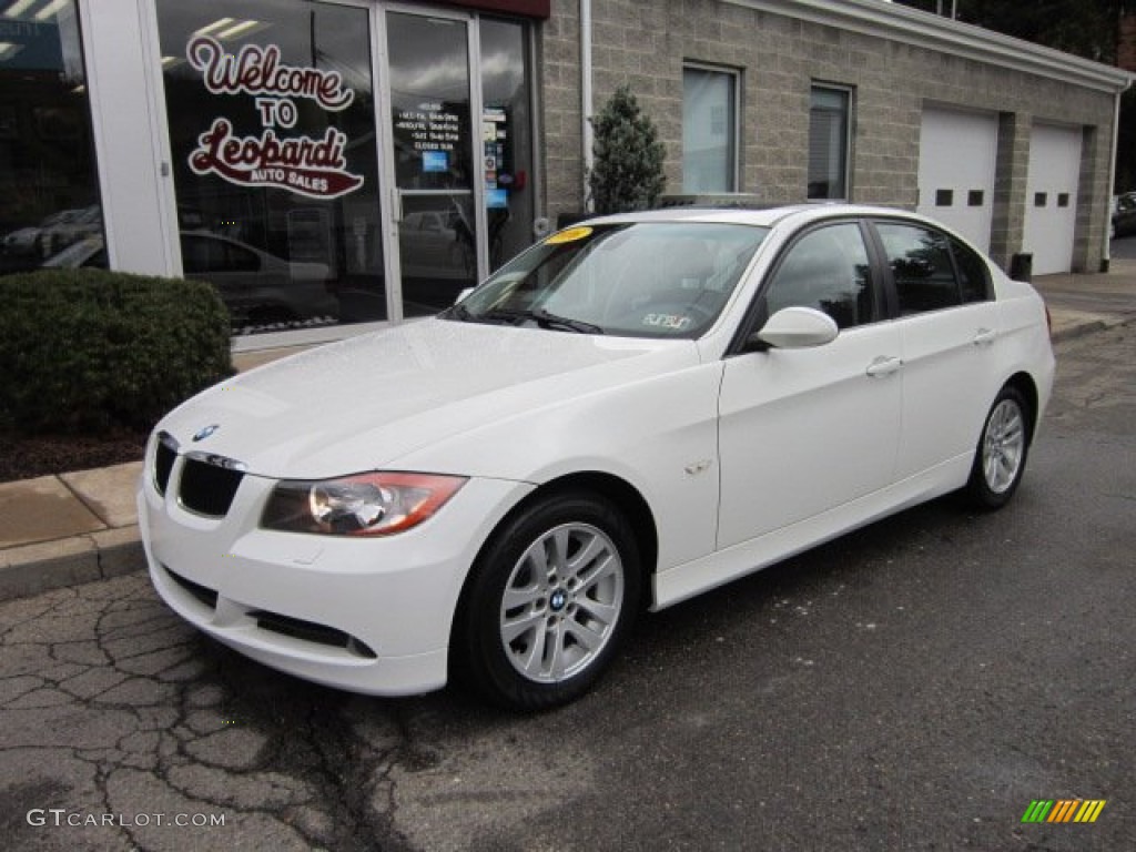 2006 3 Series 325xi Sedan - Alpine White / Grey photo #1