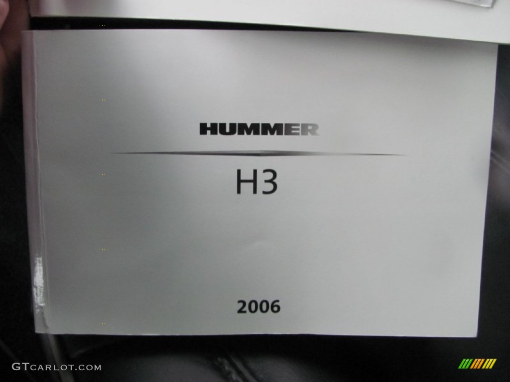 2006 Hummer H3 Standard H3 Model Books/Manuals Photo #55508706