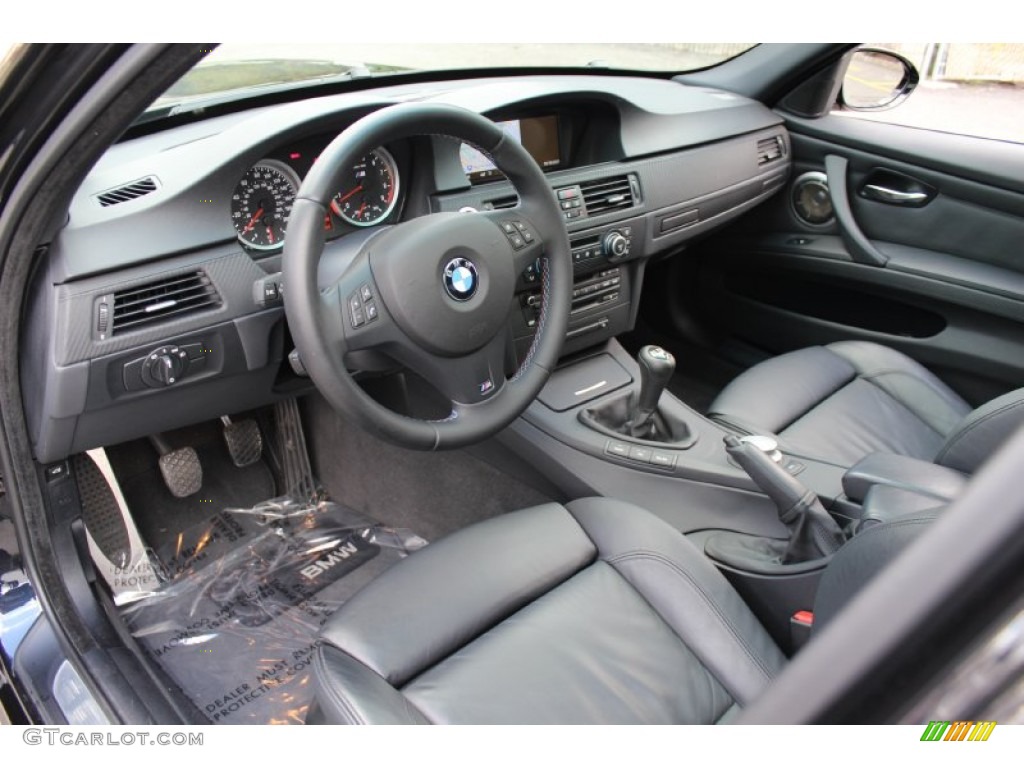 2008 BMW M3 Sedan Black Dashboard Photo #55508754
