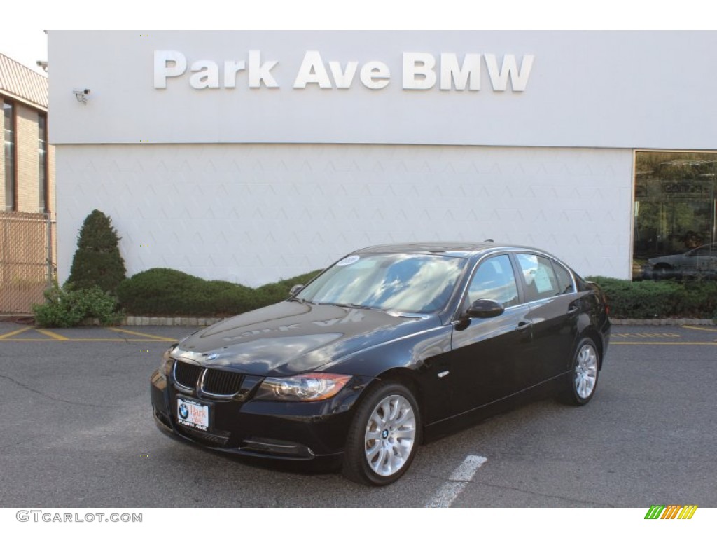 2008 3 Series 335i Sedan - Jet Black / Black photo #1