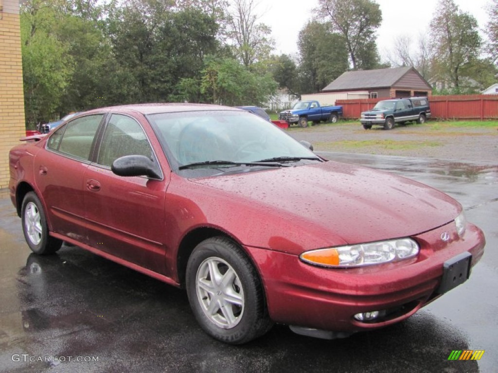 Ruby Red Metallic 2003 Oldsmobile Alero GL Sedan Exterior Photo