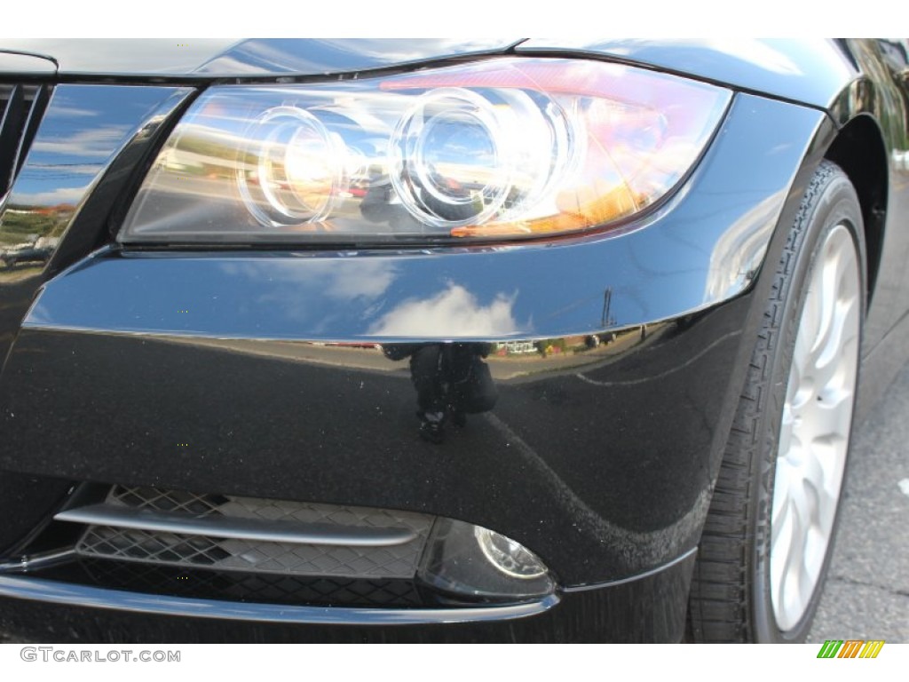 2008 3 Series 335i Sedan - Jet Black / Black photo #30