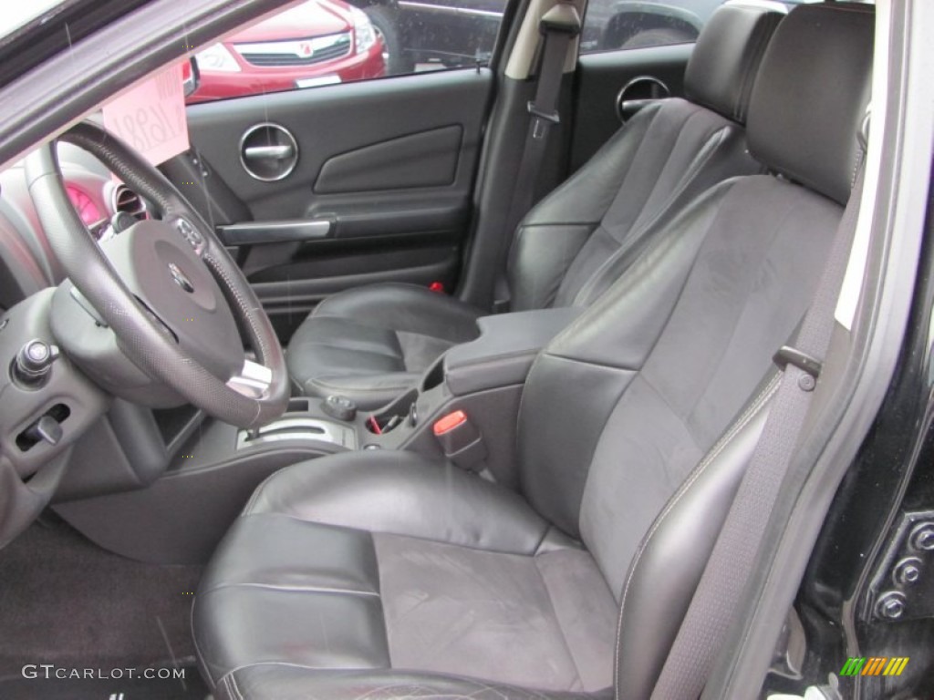 Ebony Interior 2007 Pontiac Grand Prix GXP Sedan Photo #55509638