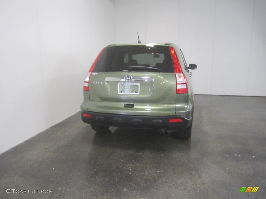2009 CR-V EX 4WD - Green Tea Metallic / Ivory photo #10