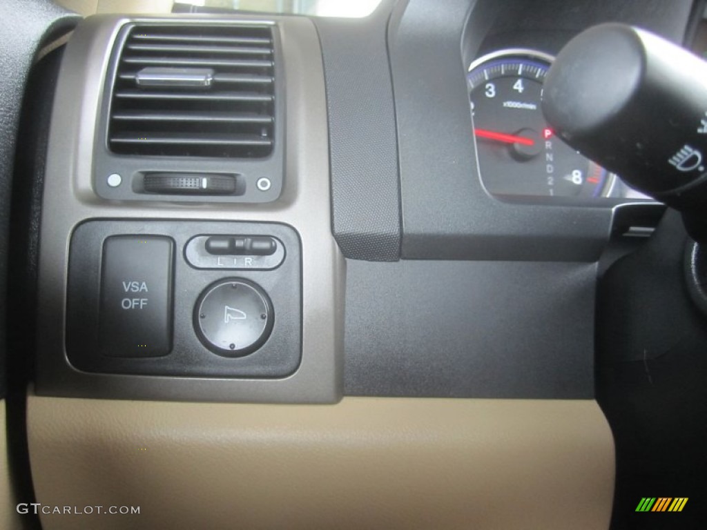 2009 CR-V EX 4WD - Green Tea Metallic / Ivory photo #22