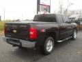 2008 Dark Cherry Metallic Chevrolet Silverado 1500 LT Extended Cab 4x4  photo #2