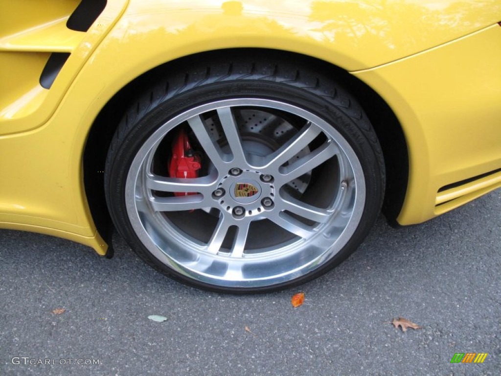 2007 911 Turbo Coupe - Speed Yellow / Black photo #10